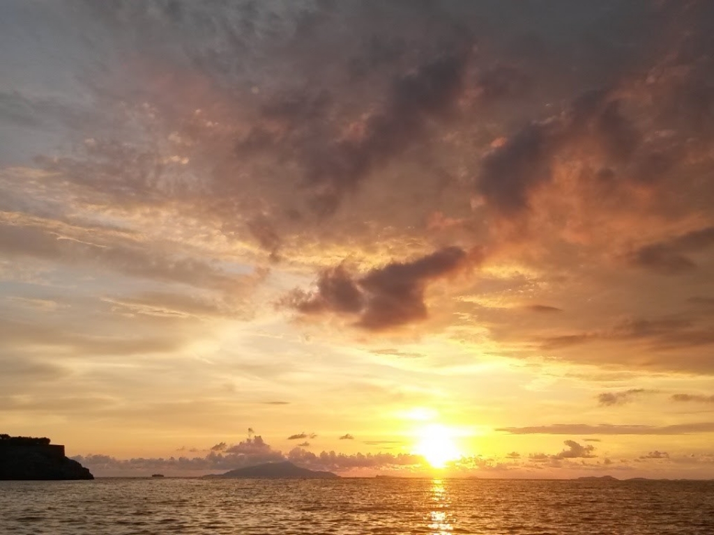 Sorrento boat sunset