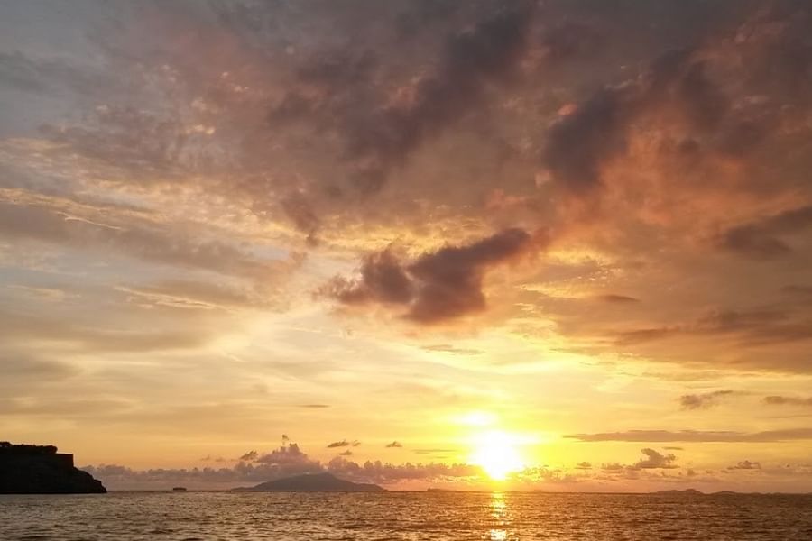 Sorrento boat sunset