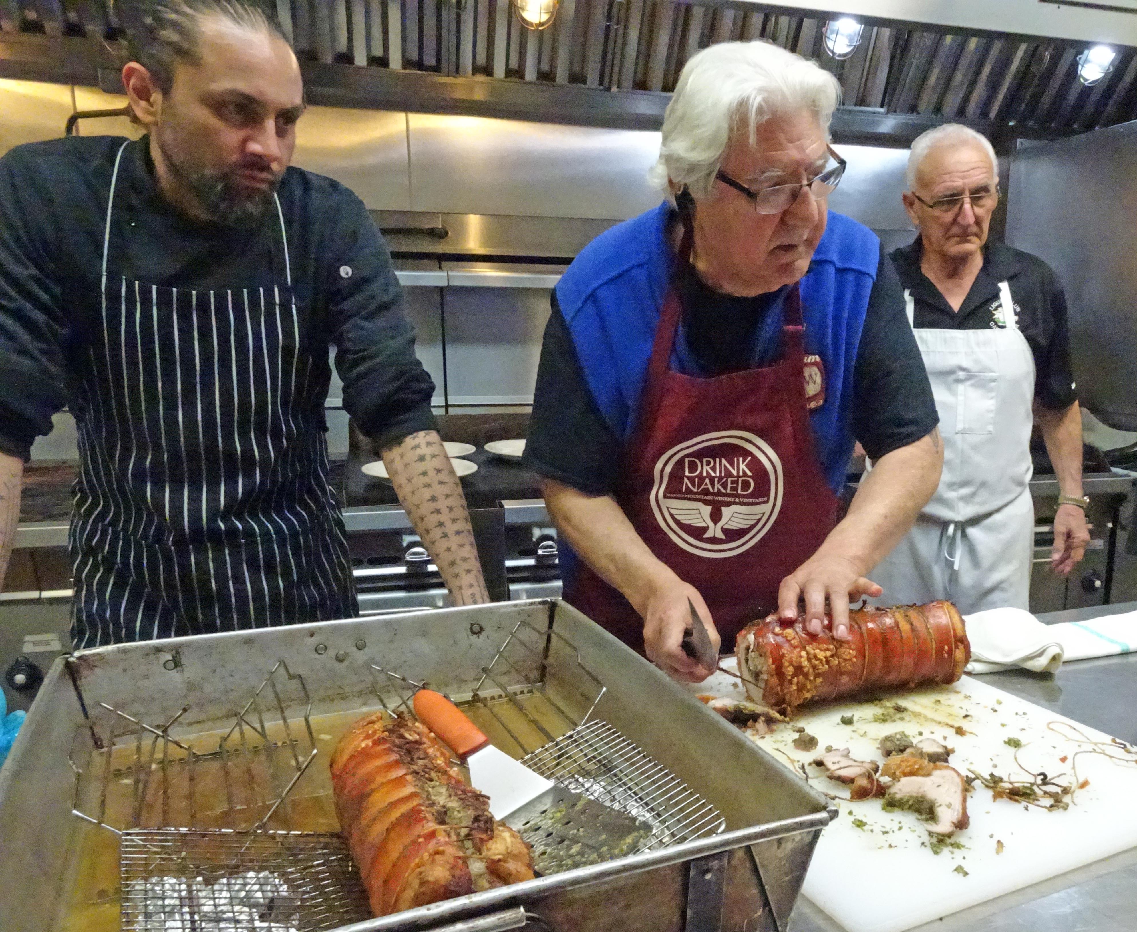 Italian cooking class vineyard