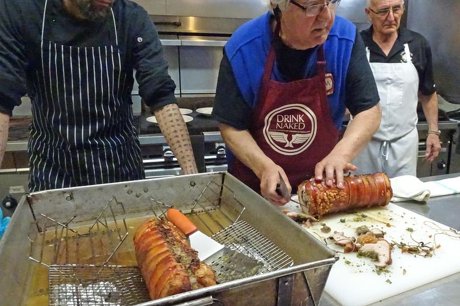 Italian cooking class vineyard