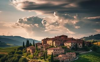 What are the must-visit places during a road trip in Tuscany?